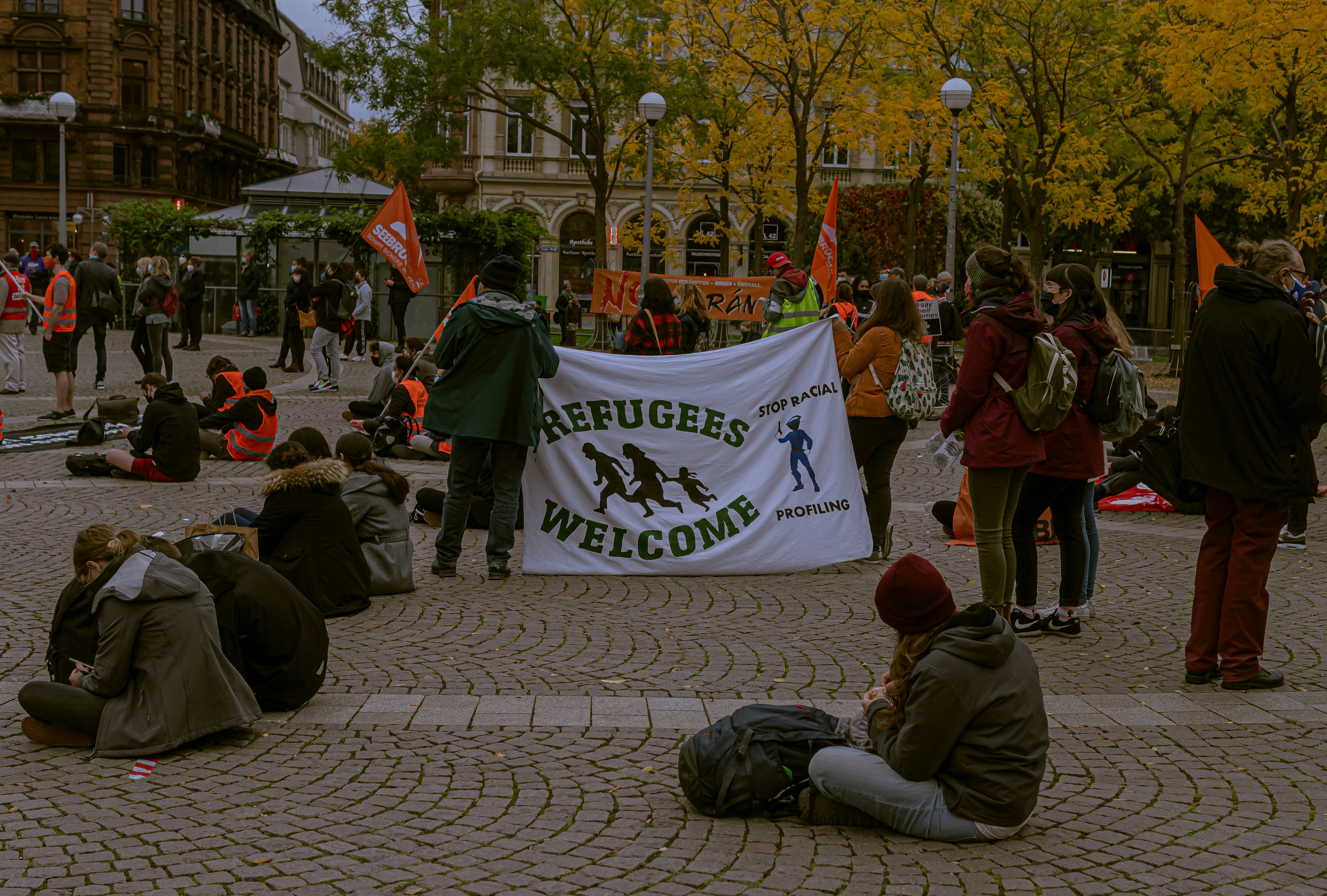 people gathering on street during daytime